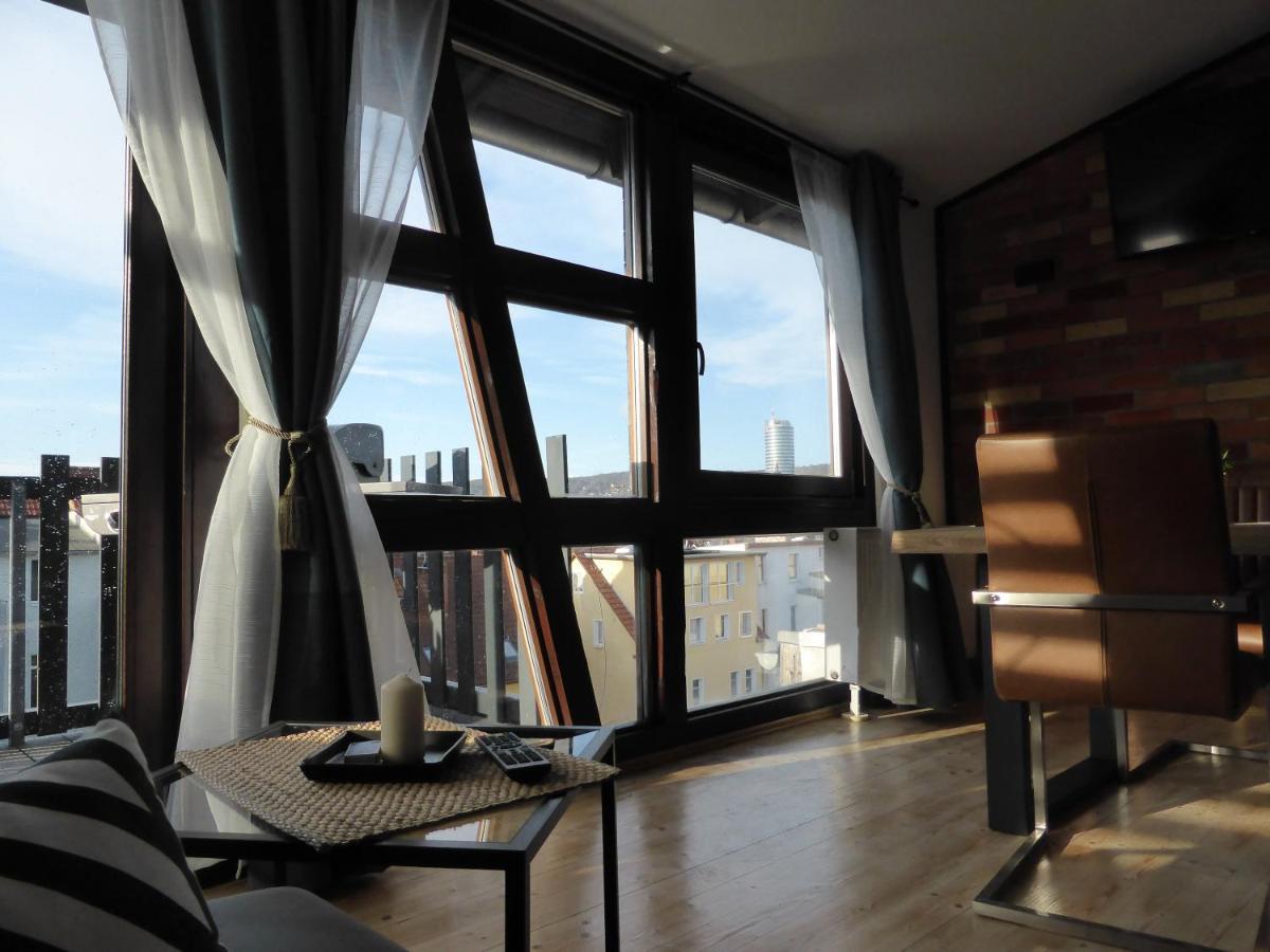 Apartment Skyline Of Jena, Luxurioes, Einzigartig, Free Wifi, Parkplatz, Klimatisiert, Zentral Luaran gambar